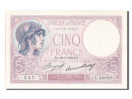 Billet, France, 5 Francs, 5 F 1917-1940 ''Violet'', 1933, 1933-07-20, SUP+ - 5 F 1917-1940 ''Violet''