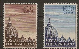 VATICANO 1953 Airmail Definitives - Luftpost