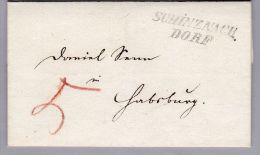 Heimat AG SCHINZNACH DORF 1856-01-12 2-Zeiler Auf B.O.M. - ...-1845 Préphilatélie