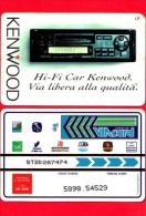 VIACARD - Pubblicitarie - Kenwood - Tessera N. 31 - 50.000 - Tec - Andere & Zonder Classificatie