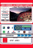 VIACARD - Pubblicitarie - Casinò De La Vallée - Tessera N. 37 - 50.000 - Pik - Otros & Sin Clasificación