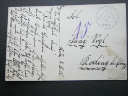 1918, RÖTZ, Klarer Stempel Auf Karte - Covers & Documents