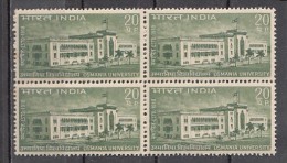 INDIA, 1969,  Osmania University, Hyderabad, 50th Avviv. Education, Architecture, Block Of 4,   MNH, (**) - Neufs