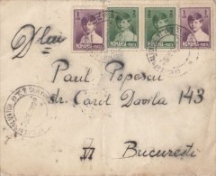 KING MICHAEL, STAMPS ON COVER, 1929, ROMANIA - Lettres & Documents