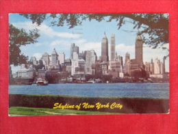 Lower Manhattan From Governor's Island  1958cancel    Ref 1261 - Manhattan