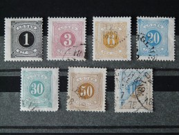 SUEDE - Timbres Taxe De 1874 - à 7 % De La Côte - Postage Due