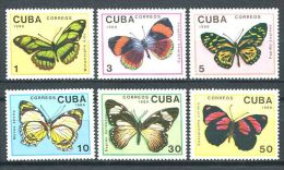 127 CUBA 1989 - Papillon (Yvert 2914/19)  Neuf ** (MNH) Sans Trace De Charniere - Nuovi