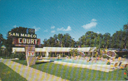 Florida St Augustine Marion Motor Lodge Swimming Pool - St Augustine