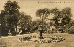 PENZANCE - MORAH GARDENS - THE FOUNTAIN - 2 Scans - Other & Unclassified