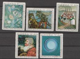 Caribbean Island 1969 - Art. Painting Gemalde   Mi.1473-1477 - Incomplete Set - Used Gestempelt - Used Stamps