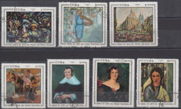 Caribbean Island 1970 - Art. Painting Gemalde  - Mi.1619-1625 - Used Gestempelt - Oblitérés