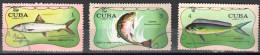 Caribbean Island 1971 Fish - Mi.1721,23,24 -3v - Used Gestempelt - Oblitérés