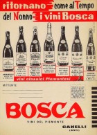 # VINI BOSCA - Asti 1950s Advert Pubblicità Publicitè Reklame Food Drink Vino Wine Vin Wein Vinho - Affiches