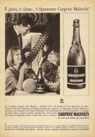 # SPUMANTE CARPENE´ MALVOLTI 1950s Advert Pubblicità Publicitè Reklame Food Drink Sparkling Wine Sekt Espumante Mousseux - Poster & Plakate