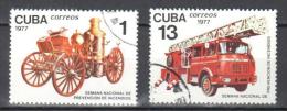 Caribbean Island 1977 - Fire Prevention Week - Mi.2224,28 - 2v - Used Gestempelt - Oblitérés