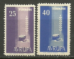 Turkey; 1958 Europa CEPT - 1958