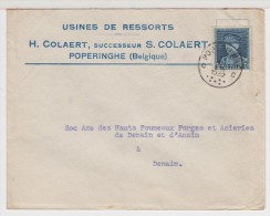 BELGIQUE - POPERINGHE  -  Usines  De  Ressorts  H. COLAERT   1932 - 1900 – 1949