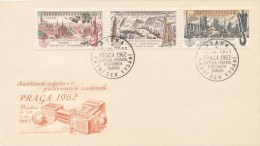 Czechoslovakia / First Day Cover (1961/18 A), Praha (a) - Theme: Plzen (Pilsner Urquell, Hops), Vysoke Tatry, Ostrava - Bières