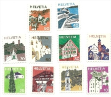 1973 - Svizzera 933/42 Ordinaria C3166^ - Unused Stamps