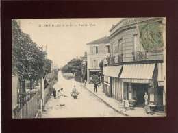 Delcampe - 78 Houilles Rue Des Clos édit. L.P.G. N° 217 Café à La Renaissance , Hôtel Du Chemin De Fer - Houilles