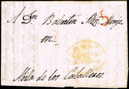 AVILA PREF. - PIEDRAHITA PE 1 - 1842 CARTA CIRC. A AVILA - PORTEO 5 - ...-1850 Vorphilatelie