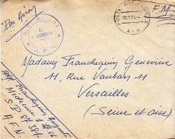 1960 - FM + CàD Poste Aux Armées A.F.N. + Tampon SP 87381 Constantine + Correspondance Conjugale - FRANCO DE PORT - Guerra De Argelia