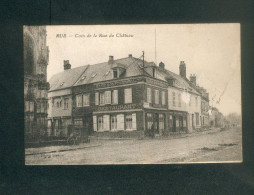 Rue (80) - Coin De La Rue Du Chateau ( Cafe Restaurant Continental Photo Servas ) - Rue