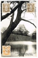 Japon - Stamp On Front "The Hight Tower In The Castle Of Nagoya As Viewed From Its Outer Moat" - Nagoya