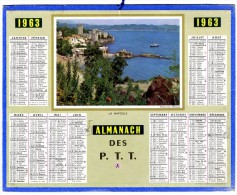 CALENDRIER ORIGINAL 1963   LA NAPOULE    -  FEUILLET DPT  16 - Big : 1961-70