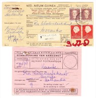 Mi#20+30 In Waag.Paar Auf Paketkarte Ab "Hollandia 8.9.61" Nach MERAUKE Zeepost - Nederlands Nieuw-Guinea