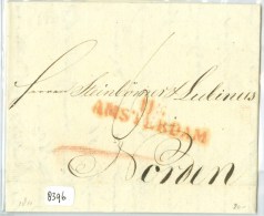E.o. HANDGESCHREVEN BRIEF Uit 1811 Van DEPARTEMENT  STEMPEL 118/AMSTERDAM Naar FIRMA STEINBOMER VORDEN  (8396) - ...-1852 Voorlopers