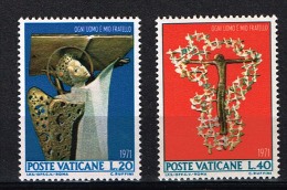 VATICANO - 1971 - NUOVI Sass.500-1 Discriminazione Razziale - Unused Stamps
