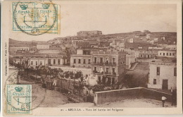 Melilla 21 Vista Del Barrio Del Poligono  Collection Etoile Photo Albert Alger 3 Estampillas Pero No Circulado - Melilla