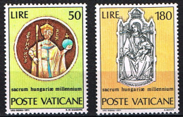 VATICANO - 1971 - NUOVI Sass.513-4  Santo Stefano - Ongebruikt