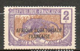 CONGO 2c Violet Bistre  1924 N°73 - Ungebraucht