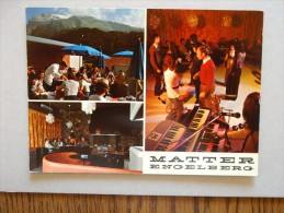 CH Switzerland - 6390 -Engelberg  Tea-Room Restaurant Dancing/Bar - MATTER - Hotel Garni  Adv.card   D116694 - Matt