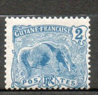 GUYANNE 2c Bleu 1904-07 N°50 - Ungebraucht