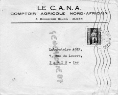 ALGERIE - LE CANA COMPTOIR AGRICOLE NORD AFRICAIN- 5 BD BAUDIN A ALGER ENGRAIS DEROME - Altri & Non Classificati