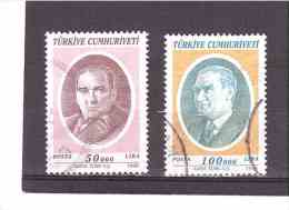 2820 2821  OBL  Y&T  (Atatürk)  *TURQUIE*  13/08 - Used Stamps