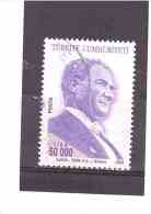 2779   OBL  Y&T  (Atatürk)  *TURQUIE*  13/08 - Used Stamps