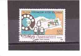 2572 OBL  Y&T  (Téléphone) *TURQUIE*  13/07 - Used Stamps