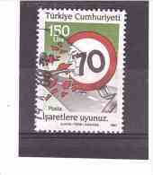 2524   OBL  Y&T  (la Sécurité Routière) *TURQUIE*  13/07 - Used Stamps