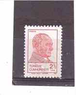 2348   OBL Y&T  (Atatürk) *TURQUIE*  13/07 - Used Stamps