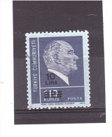 2321   OBL Y&T  (Atatürk) *TURQUIE*  13/07 - Used Stamps