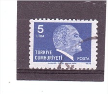 2258   OBL Y&T  (Atatürk) *TURQUIE*  13/07 - Used Stamps