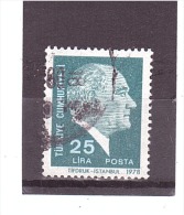 2221    OBL Y&T  (Atatürk) *TURQUIE*  13/07 - Used Stamps