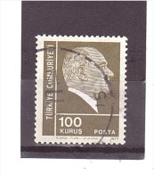 2187    OBL Y&T  (Atatürk) *TURQUIE*  13/07 - Used Stamps