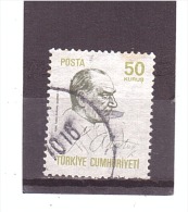 1937   OBL Y&T  (Atatürk)   *TURQUIE*  13/05 - Oblitérés