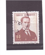 1861  OBL   Y&T  (Atatürk)  *TURQUIE*  13/05 - Usados