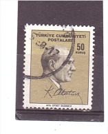 1753   OBL   Y&T  (Atatürk)  *TURQUIE*  13/04 - Oblitérés